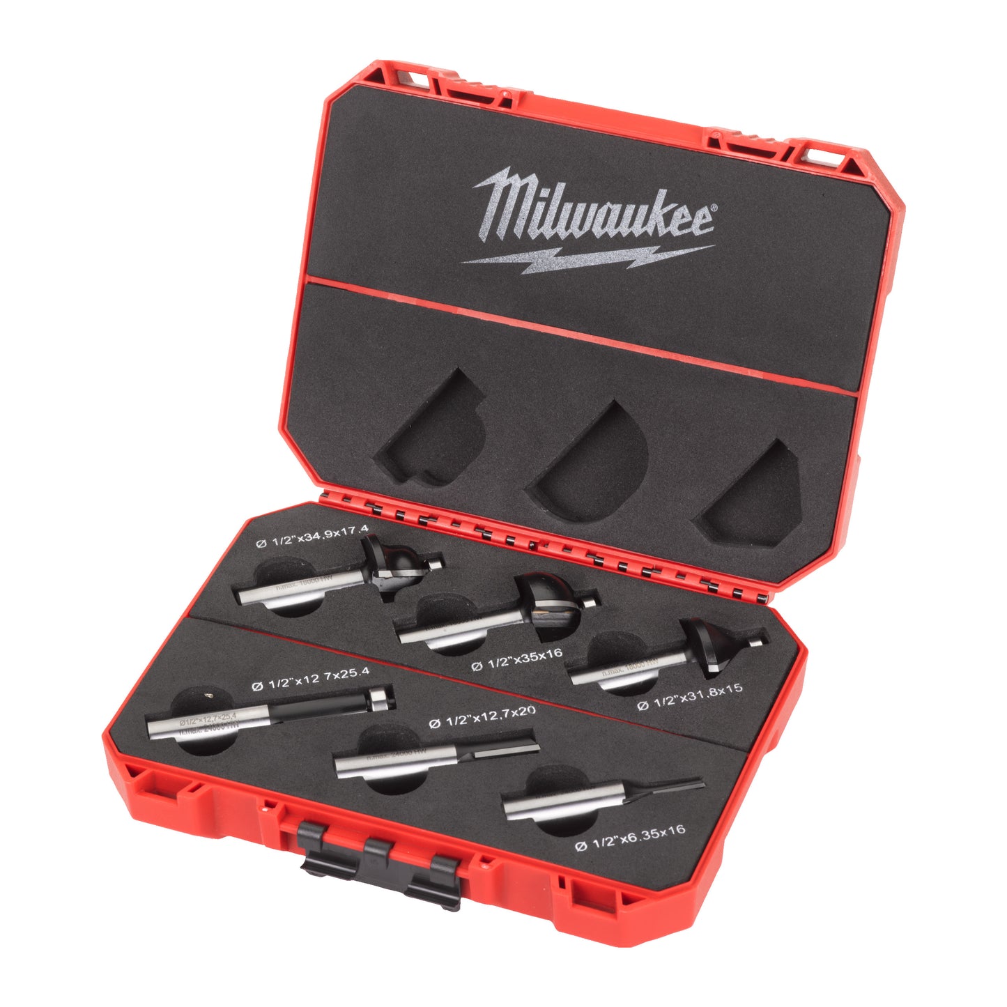 MILWAUKEE Sada fréz na drevo 12,7mm 6ks