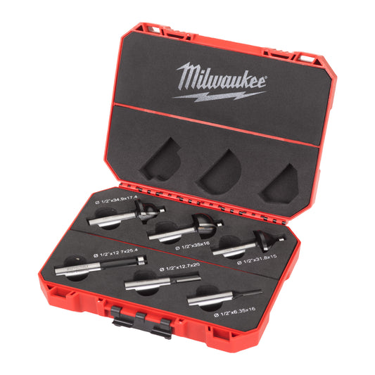 MILWAUKEE Sada fréz na drevo 12,7mm 6ks