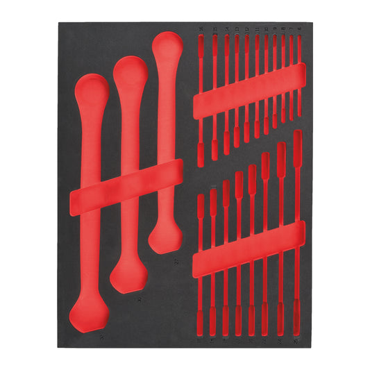 MILWAUKEE Prázdna penová vložka pre račňové očkoploché kľúče - 22ks