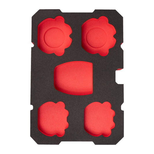 MILWAUKEE Prázdna penová vložka na 4 x kruhovú čeľusť a adaptér RJ