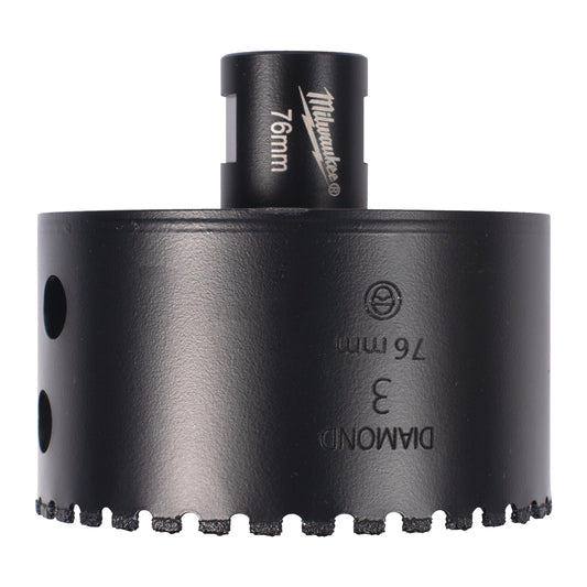 MILWAUKEE Vrták na obklady a dlažby Diamond Max Ø 76 mm s upínaním M14, 1 ks