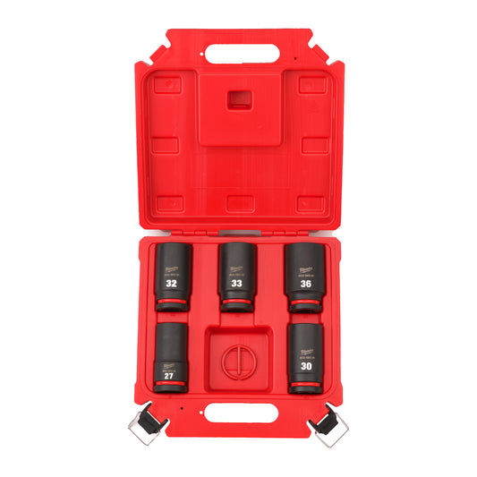 MILWAUKEE 3/4" sada priem. hlavíc dlhých, 5 ks