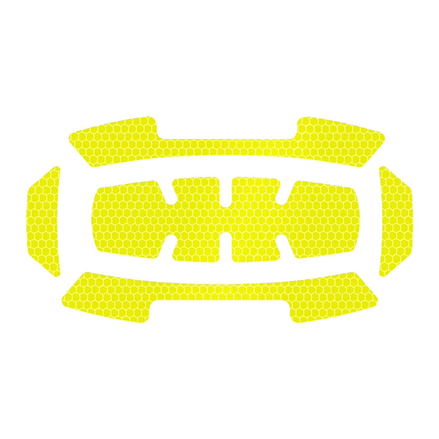 MILWAUKEE BOLT reflexná nálepka - žltá