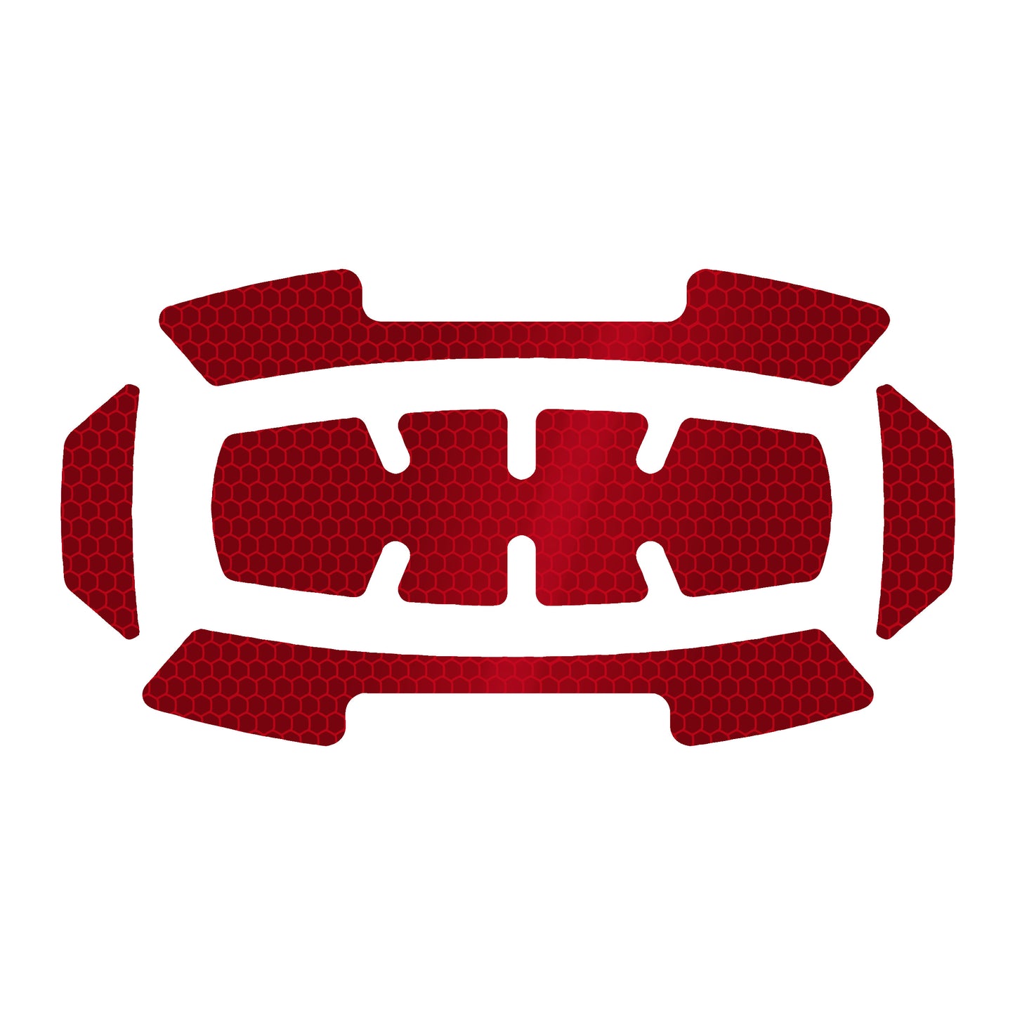 MILWAUKEE BOLT reflexná nálepka - červená