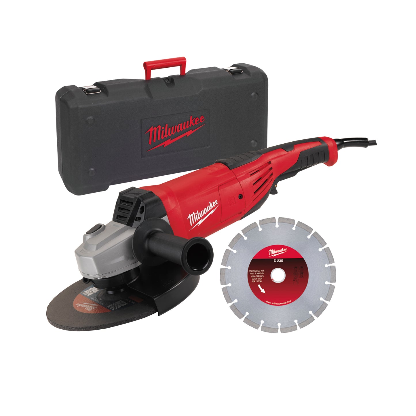 MILWAUKEE 2200 W 230 mm uhlová brúska