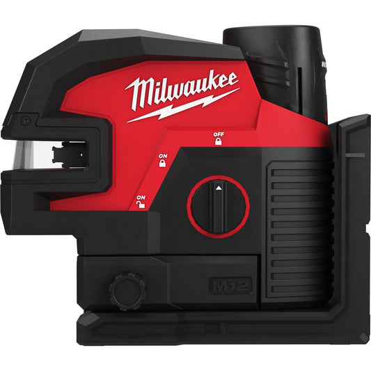 MILWAUKEE M12™ KRÍŽOVÝ LÍNIOVÝ LASER SO 4 BODMI