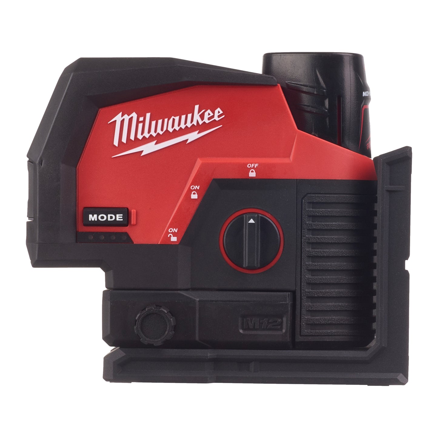 MILWAUKEE M12™ zelený kombinovaný krížový líniový-bodový laser