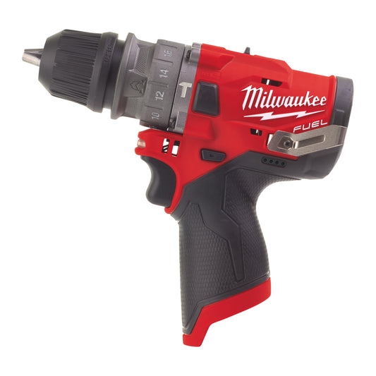MILWAUKEE M12 FUEL™ kompaktná príklepová vŕtačka s rýchlovymeniteľným skľučovadlom