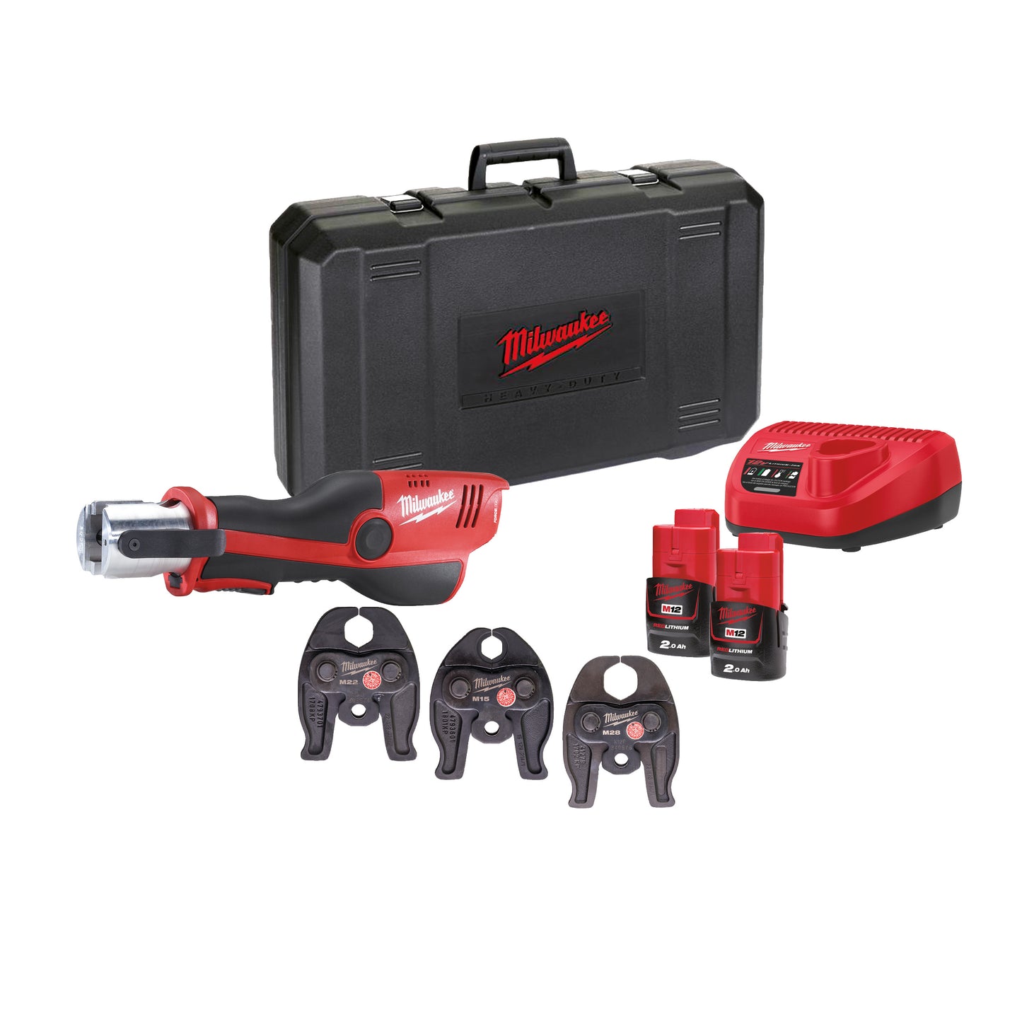 MILWAUKEE M12™ kompaktné Force Logic™ hydraulické lisovacie náradie