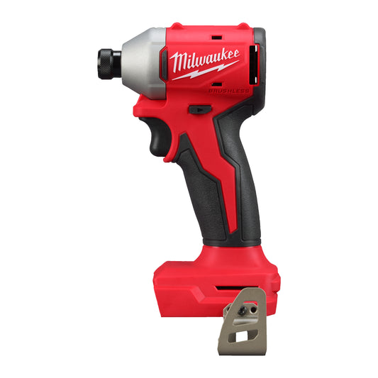 MILWAUKEE M18 Kompaktný bezuhlíkový rázový uťahovák s 1 rýchlosťou, balené v kartóne, EMEA verzia