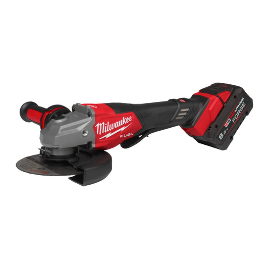 MILWAUKEE M18 FUEL™ Vysokovýkonná uhlová brúska 125 mm s lopatkovým spínačom