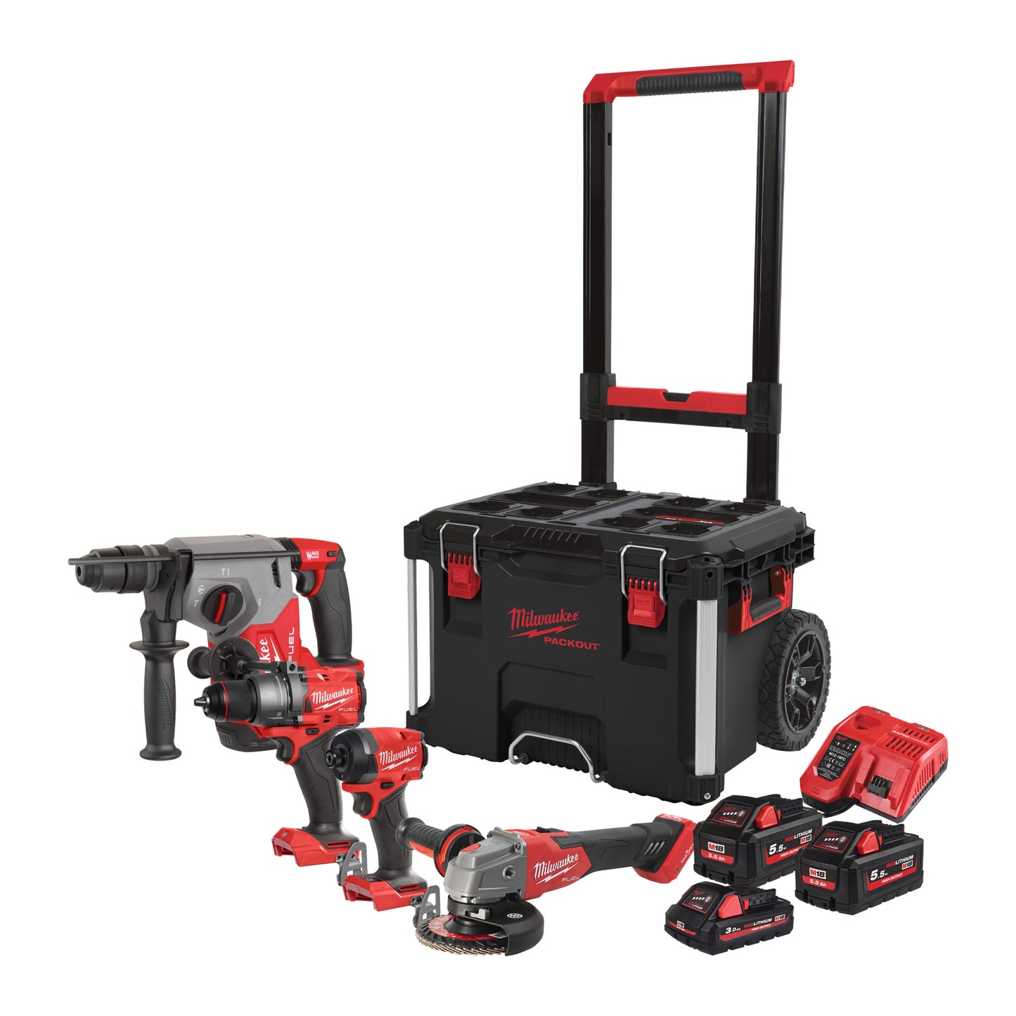 MILWAUKEE M18FPP4E-555T FUEL SET NÁRADIA