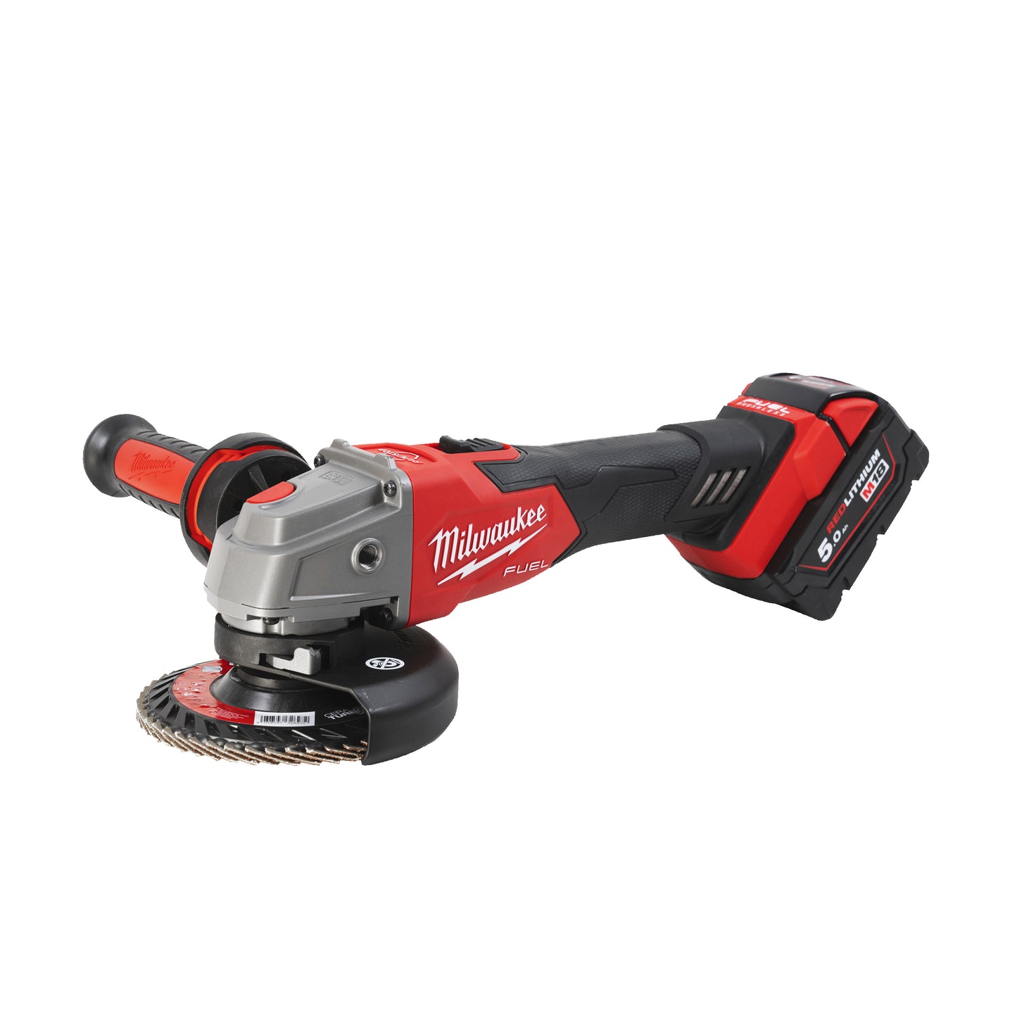 MILWAUKEE M18 FUEL™ 125 mm uhlová brúska s brzdou a posuvným vypínačom