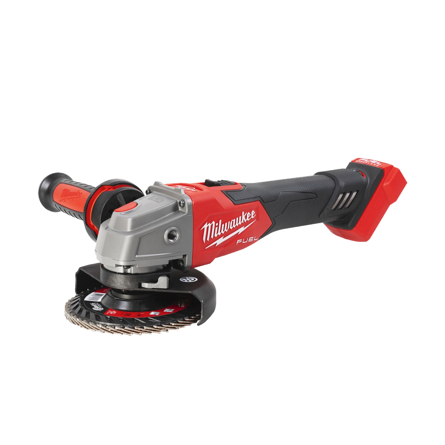 MILWAUKEE M18 FUEL™ 125 mm uhlová brúska s nastaviteľnou rýchlosťou a posuvným vypínačom