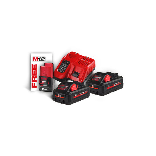 MILWAUKEE M18™ HIGH OUTPUT sada akumulátorov a nabíjačky