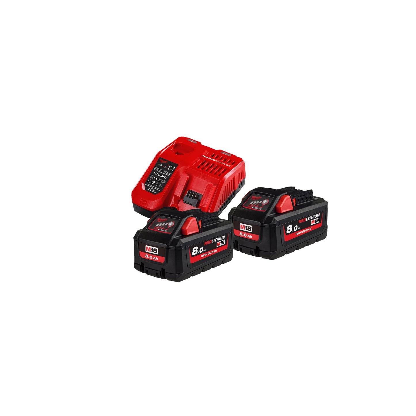 MILWAUKEE M18™ HIGH OUTPUT sada akumulátorov a nabíjačky