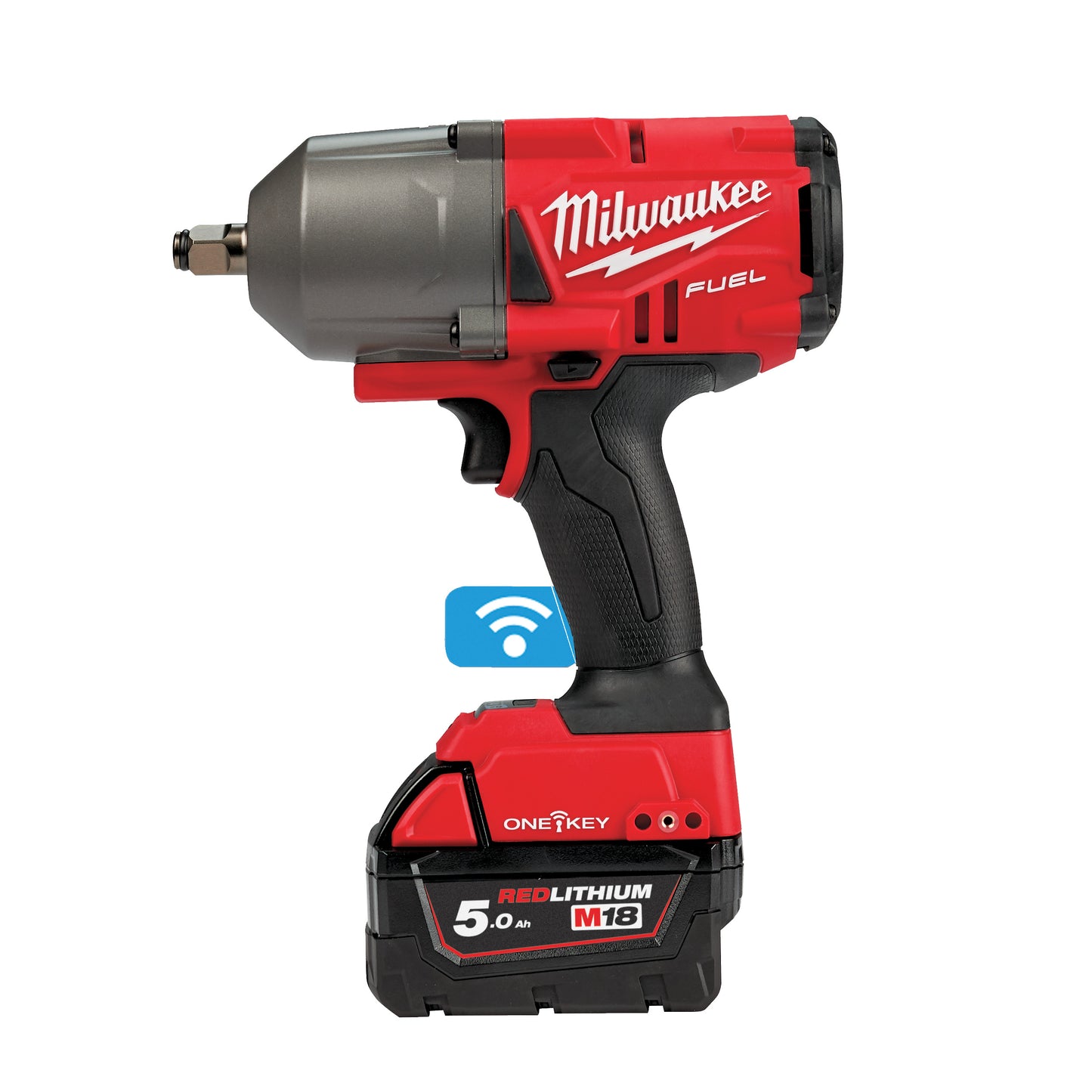 MILWAUKEE M18 FUEL™ ONE-KEY™ ½″ vysokootáčkový rázový uťahovák s poistným krúžkom